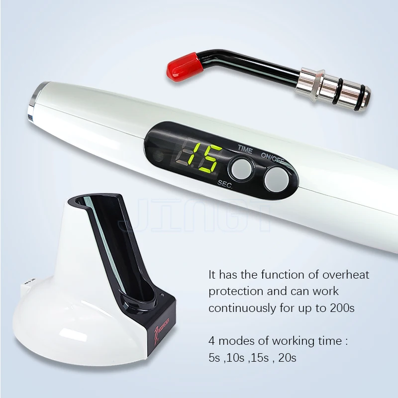 Teeth Whitening Light - 歯科用硬化光ウッドペッカー LED B LED マシン口腔感光性ランプ歯のホワイトニング樹脂ワイヤレス