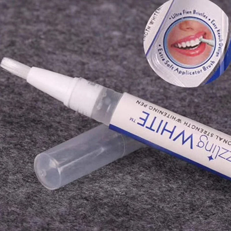 Teeth Whitening Pen - 携帯用歯のホワイトニングジェルペン、歯の汚れクリーナー、黄色い歯やコーヒー・紅茶の汚れを落とすオーラルケアセラム、家庭用・旅行用美容製品