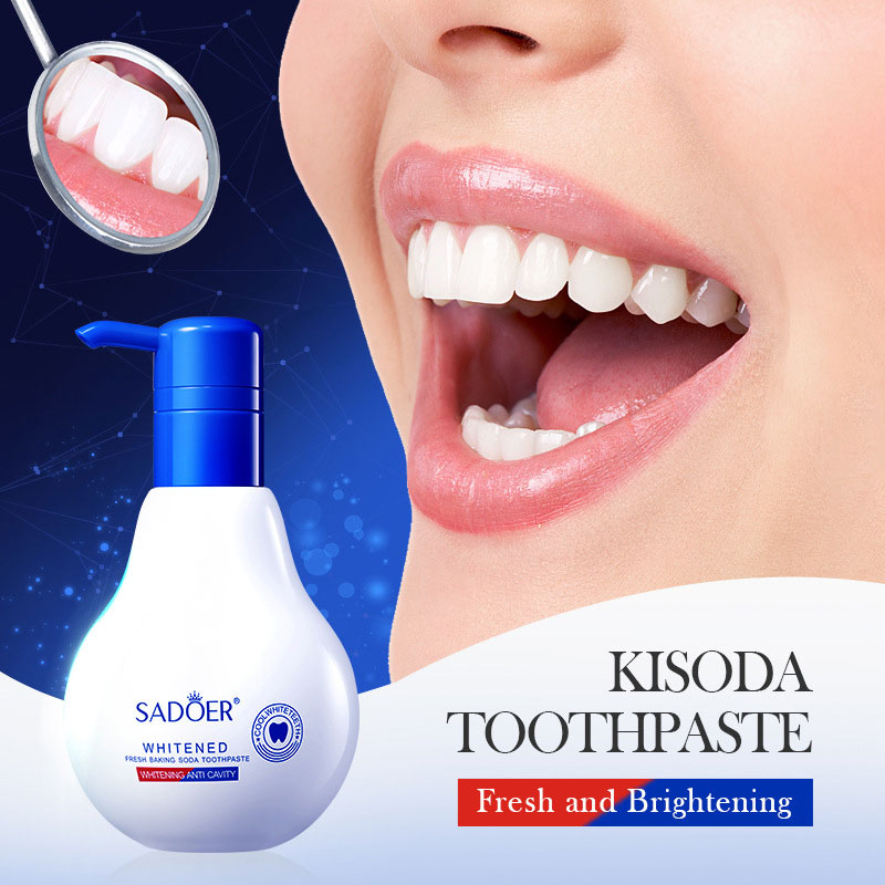 Teeth Whitening Youtube - 1 ボックス歯クリーン重曹歯磨き粉チューブスクイーザー歯ブラシホルダー明るくホワイトニング Saltrain 漂白虫歯修復