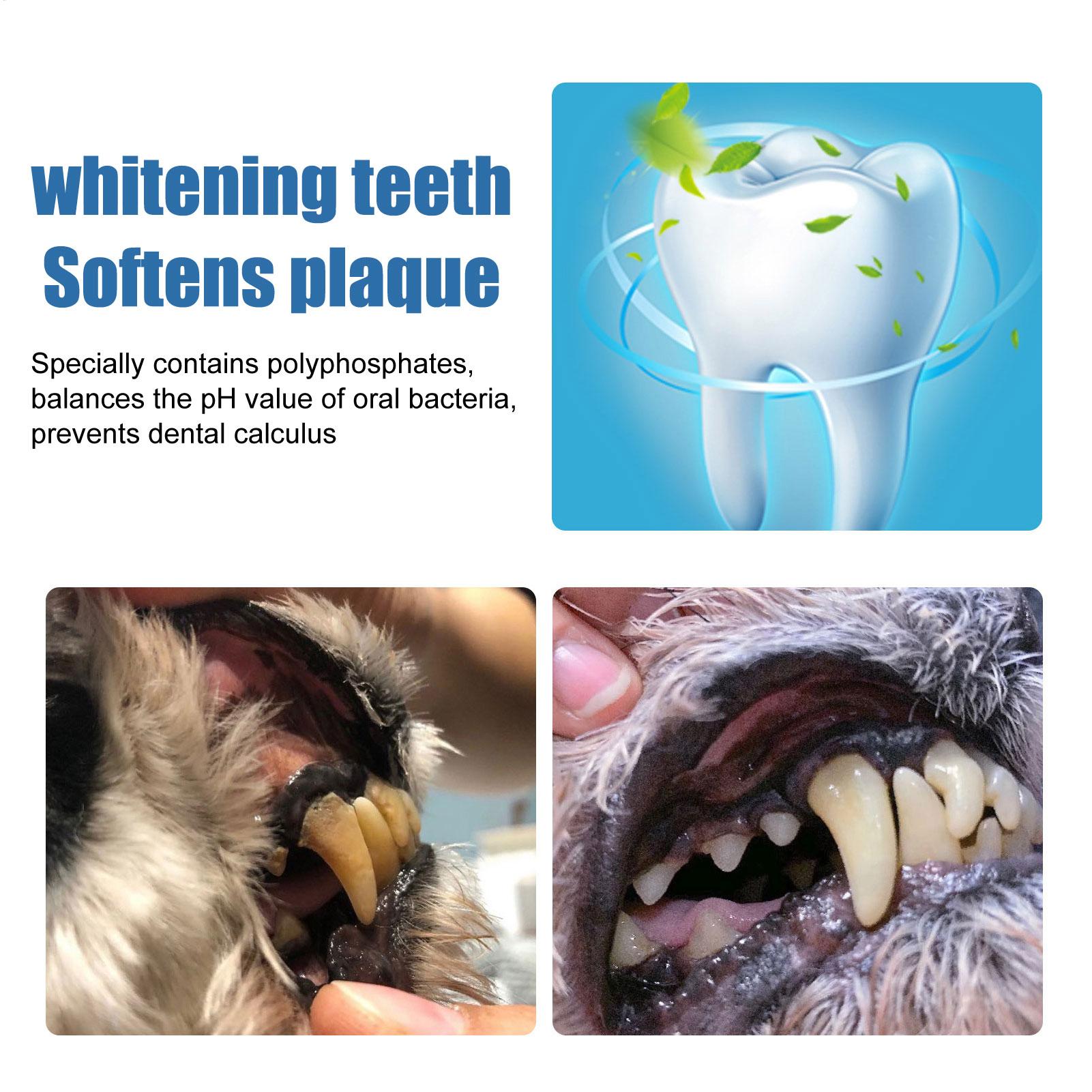 ペット口腔歯石除去スプレー ディープクリーニング 黄ばんだ歯 - Teeth Whitening Yellow Teeth のレビューと価格