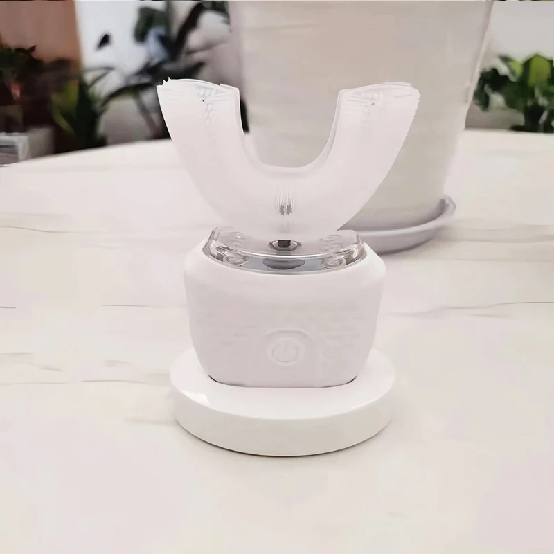 トップ新製品ポータブル U 字型電動歯ブラシ、超音波 360 - Teeth Whitening Device のレビューと価格