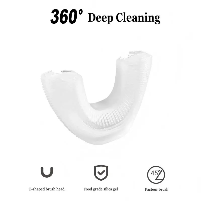 トップ新製品ポータブル U 字型電動歯ブラシ、超音波 360 - Teeth Whitening Device のレビューと価格