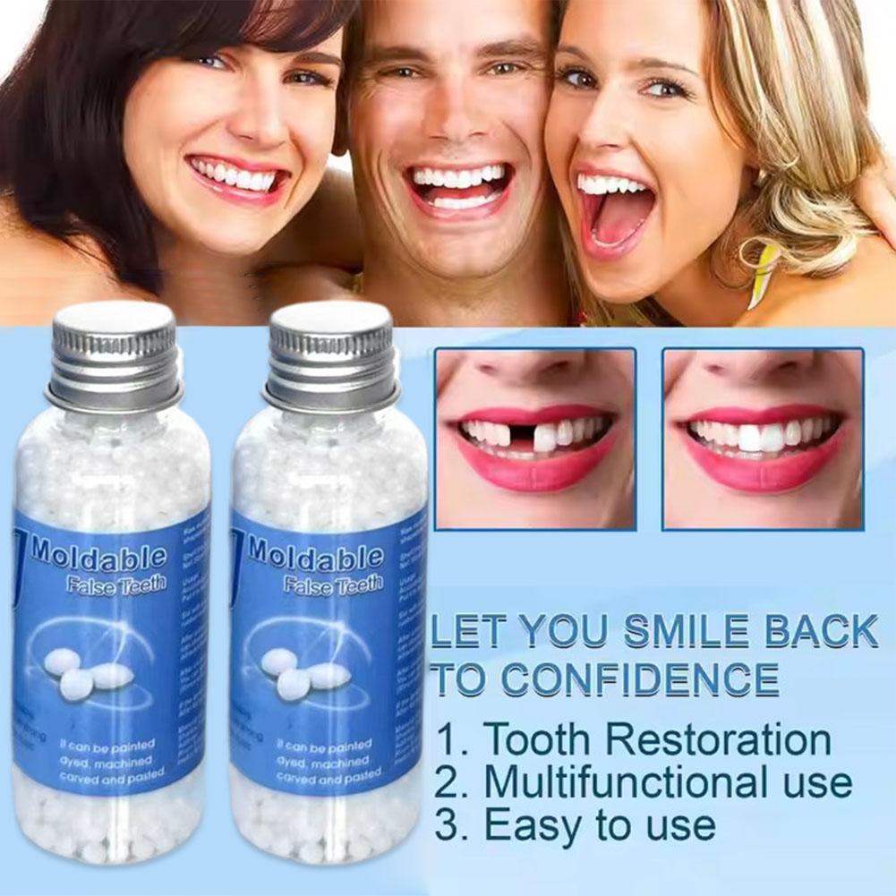 樹脂製一時的な歯の修復 歯の隙間 偽の歯 固形接着剤 義歯接 - Teeth Whitening Home のレビューと価格