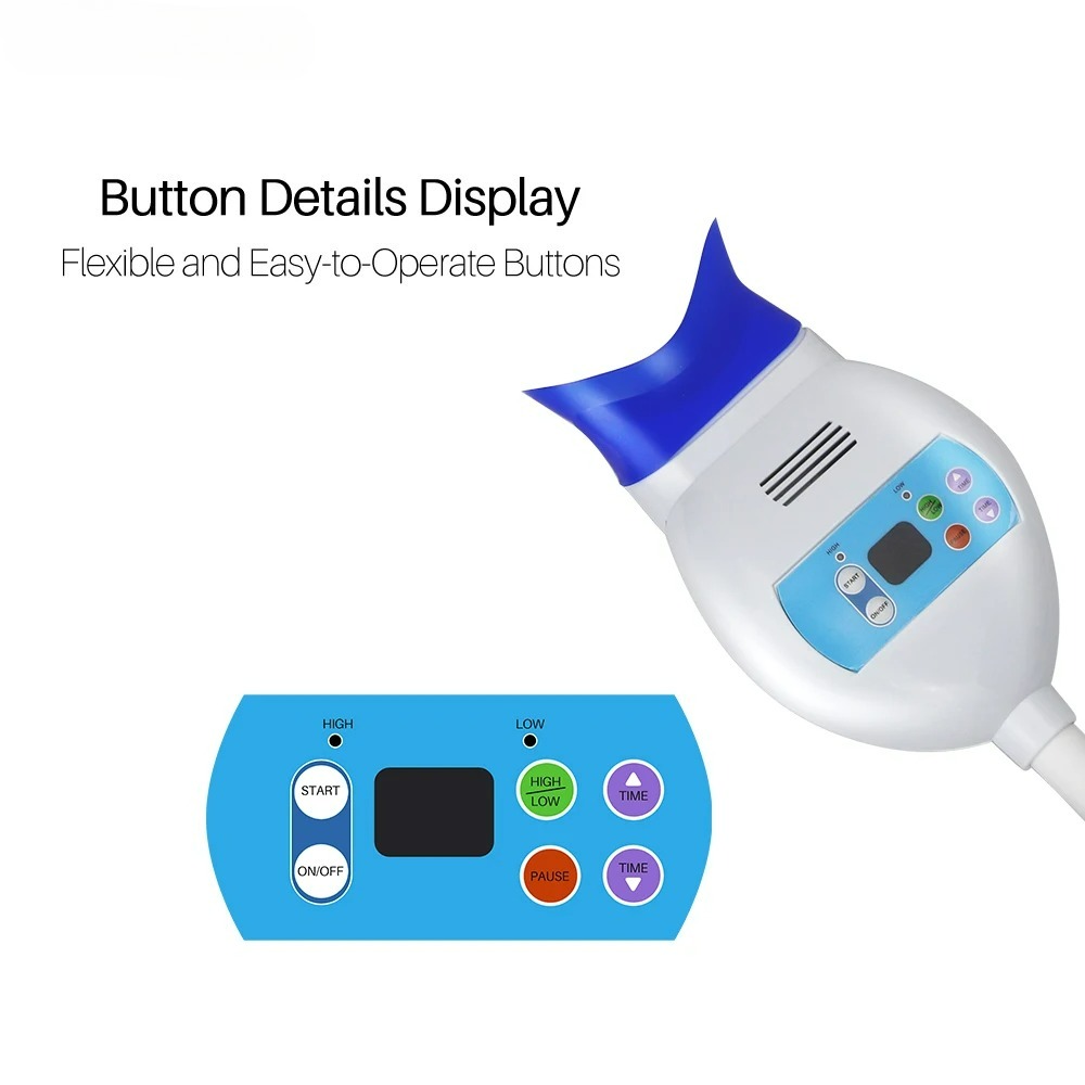 デスクトップ歯科用冷光ホワイトニングマシン 8 LED 3色 - Teeth Whitening Light のレビューと価格