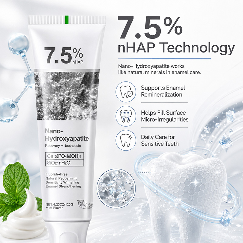 5/6個入り 7.5% nHAP ナノハイドロキシアパタイト - Teeth Whitening Cream のレビューと価格