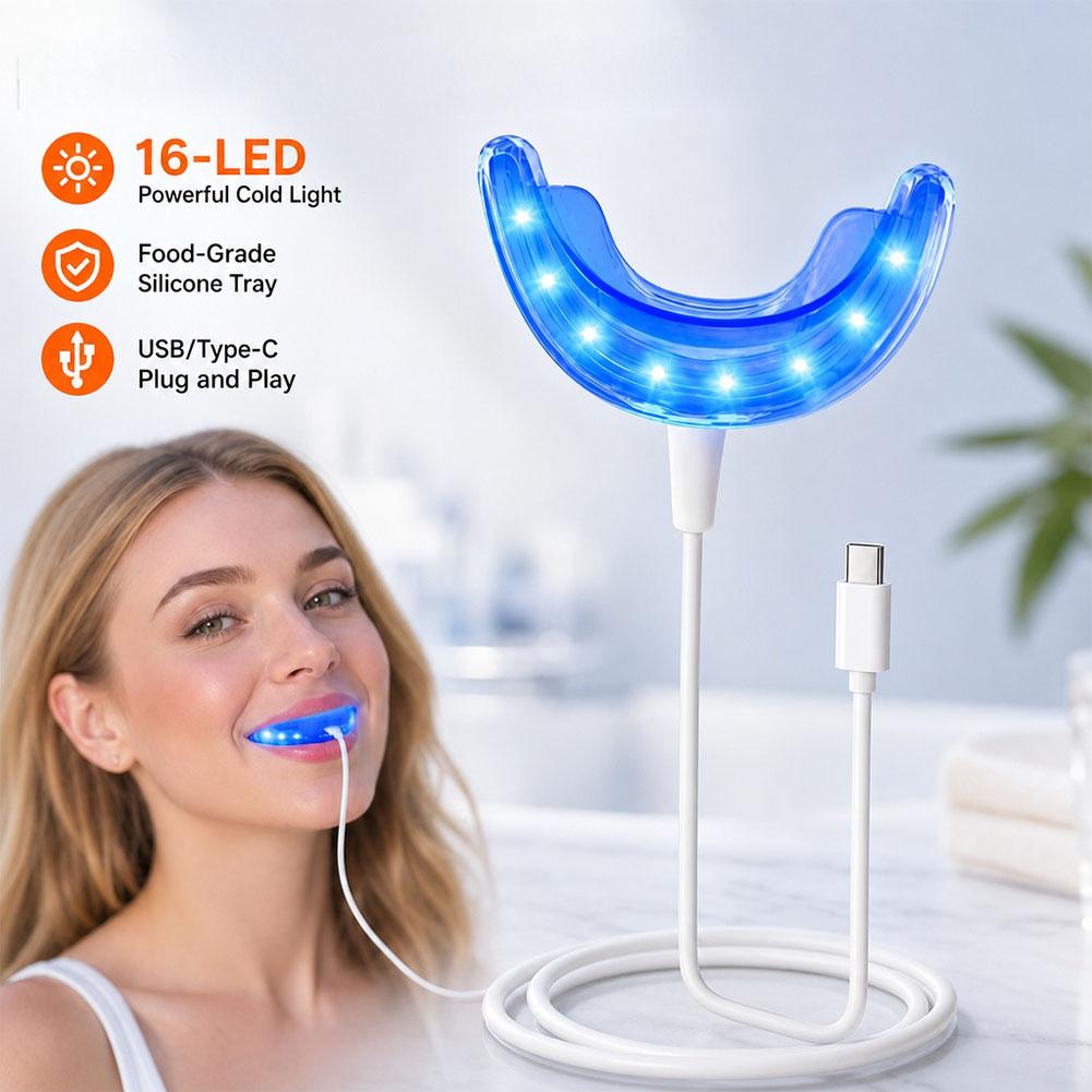 歯のホワイトニング促進器 スマートLEDブルーライト ポータ - Teeth Whitening Device のレビューと価格