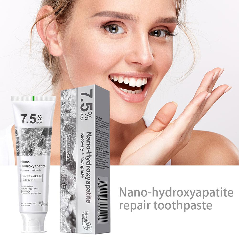 7.5%ナノハイドロキシアパタイト配合歯磨き粉、ホワイトニン - Teeth Whitening Cream のレビューと価格