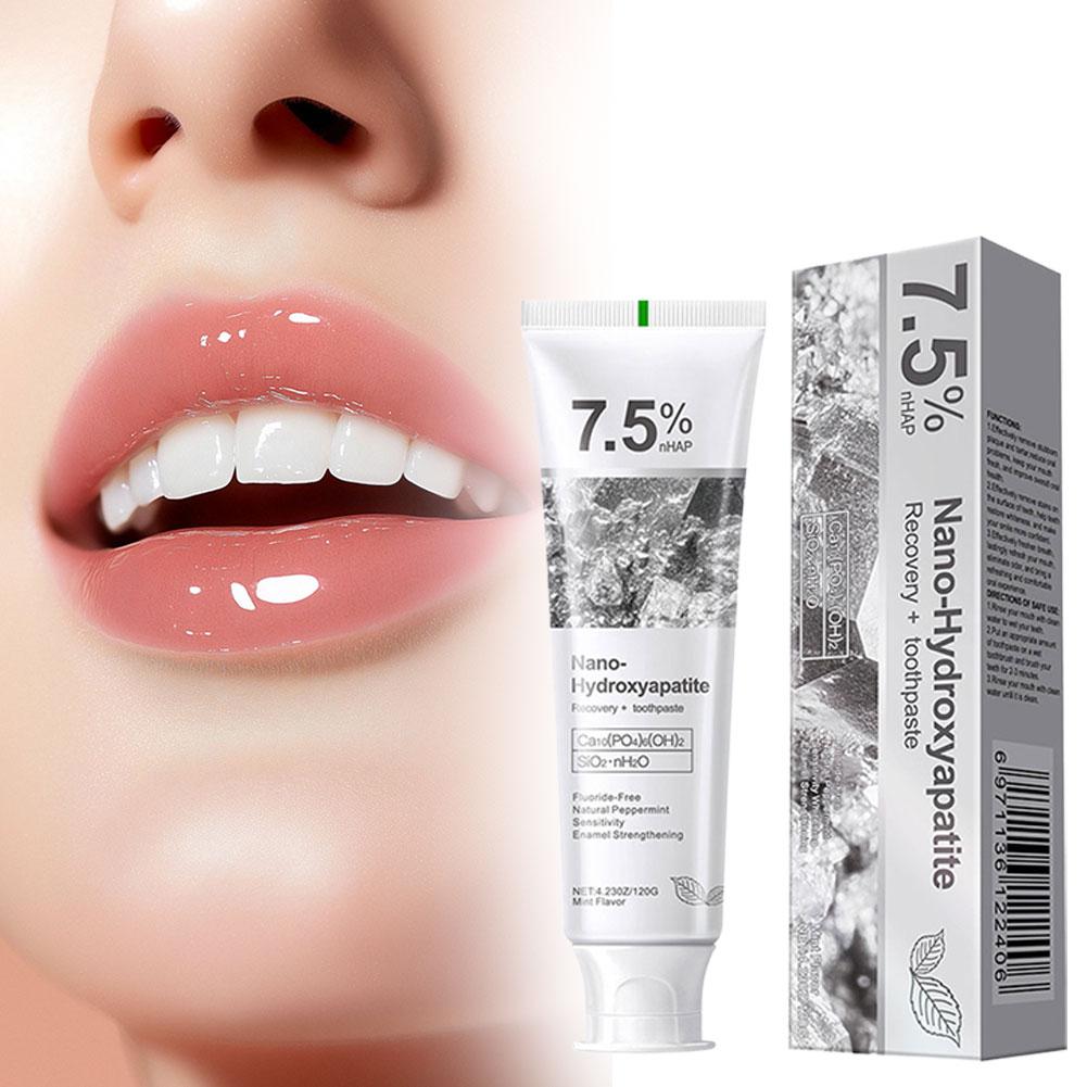 7.5%ナノハイドロキシアパタイト配合歯磨き粉、ホワイトニン - Teeth Whitening Cream のレビューと価格