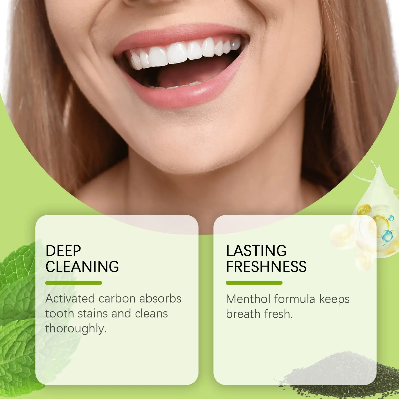 歯を白くする歯磨き粉。口臭を吸着し、黄ばんだ歯を落とし、強力 - Teeth Whitening Yellow Teeth のレビューと価格