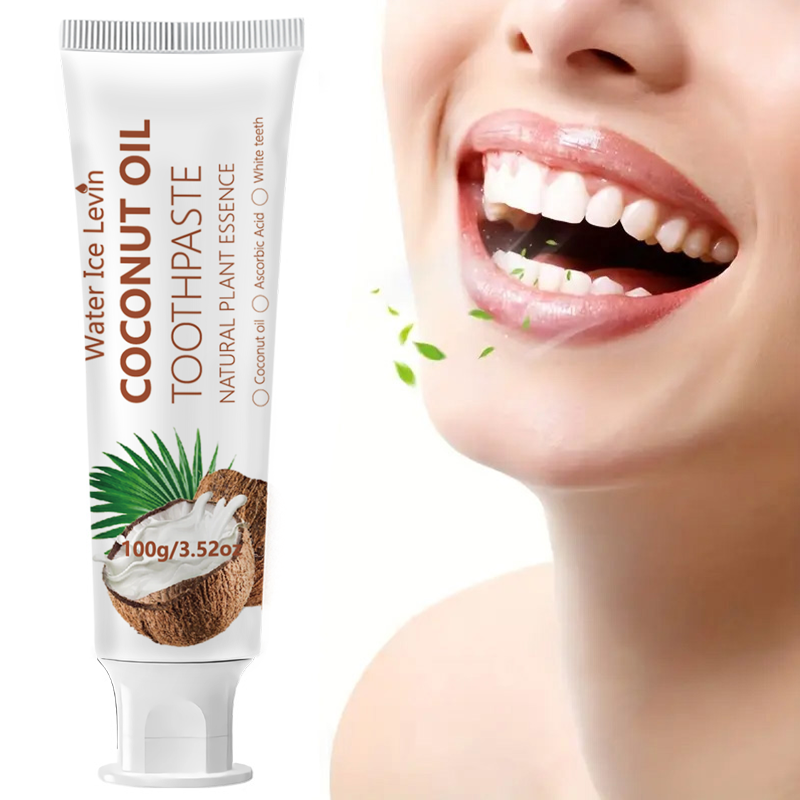 ココナッツオイル歯磨き粉 100g 天然植物エキス配合 歯を - Teeth Whitening Cream のレビューと価格