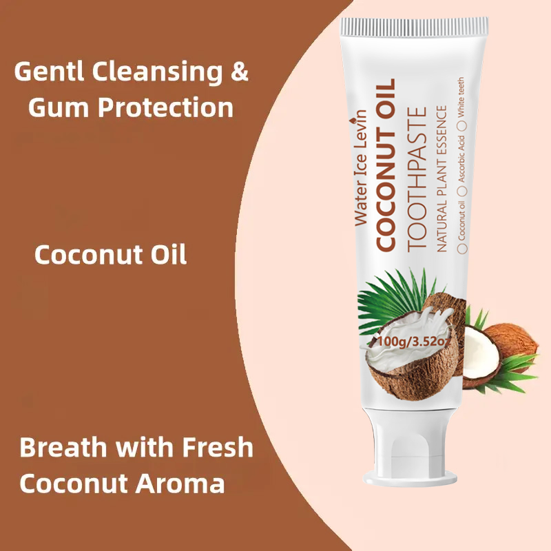 ココナッツオイル歯磨き粉 100g 天然植物エキス配合 歯を - Teeth Whitening Cream のレビューと価格