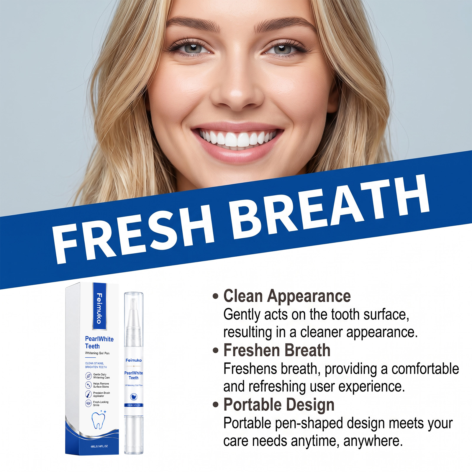 携帯用歯のホワイトニングジェルペン、ステイン除去、精密ブラシ - Teeth Whitening Pen のレビューと価格